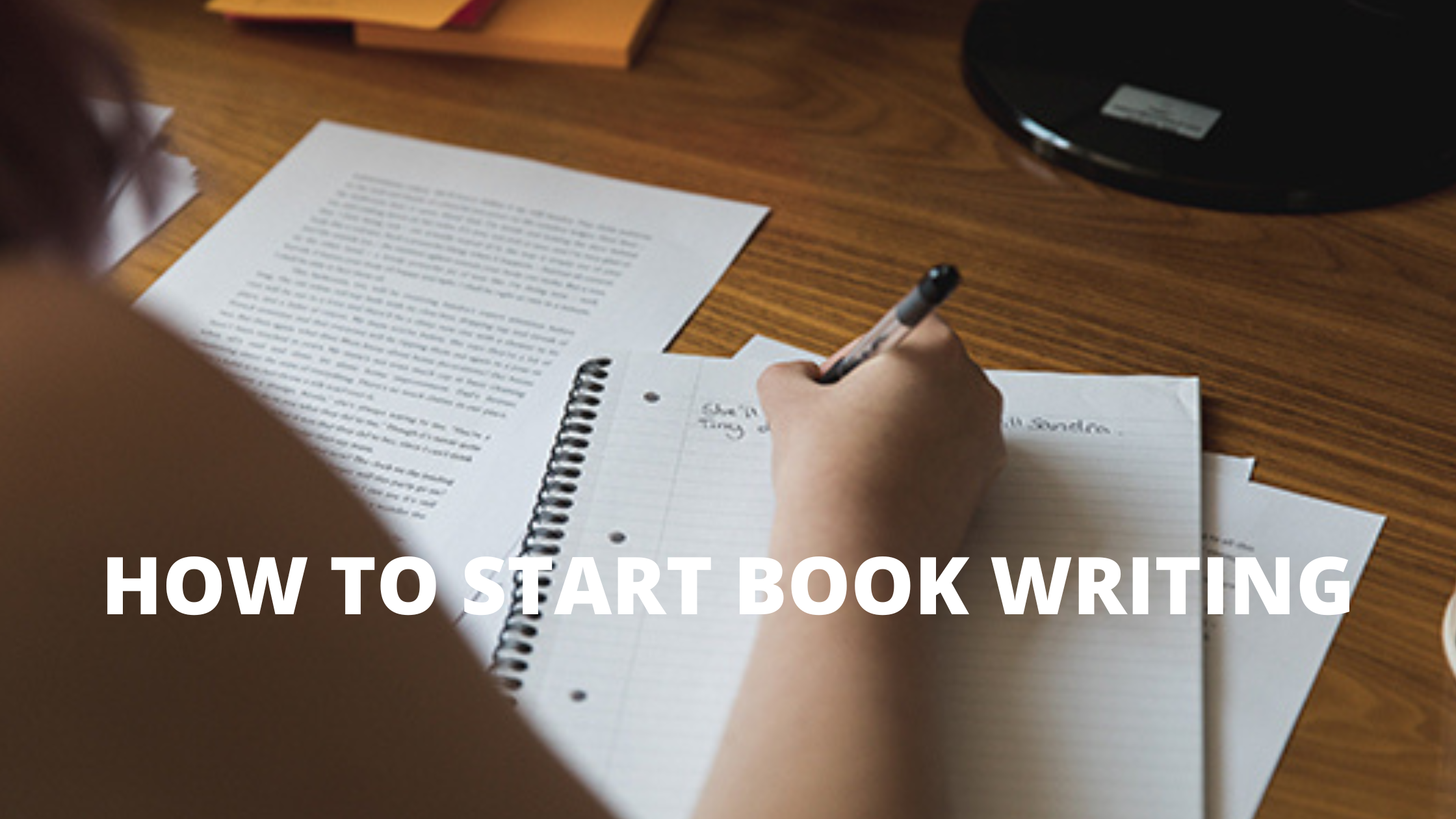 How To Start Book Writing - C T Mitchell Books